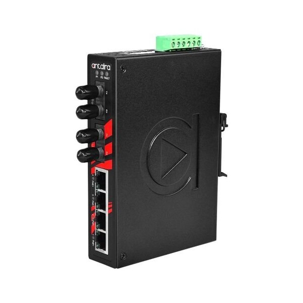 6-Port Industrial PoE+ Unmanaged Ethernet Switch